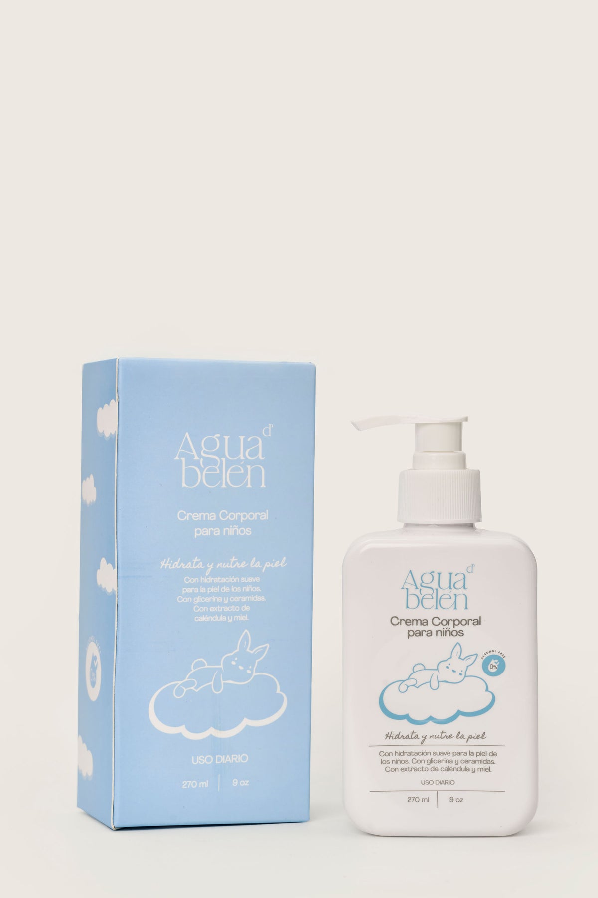 Crema corporal para niños Agua d’ Belén