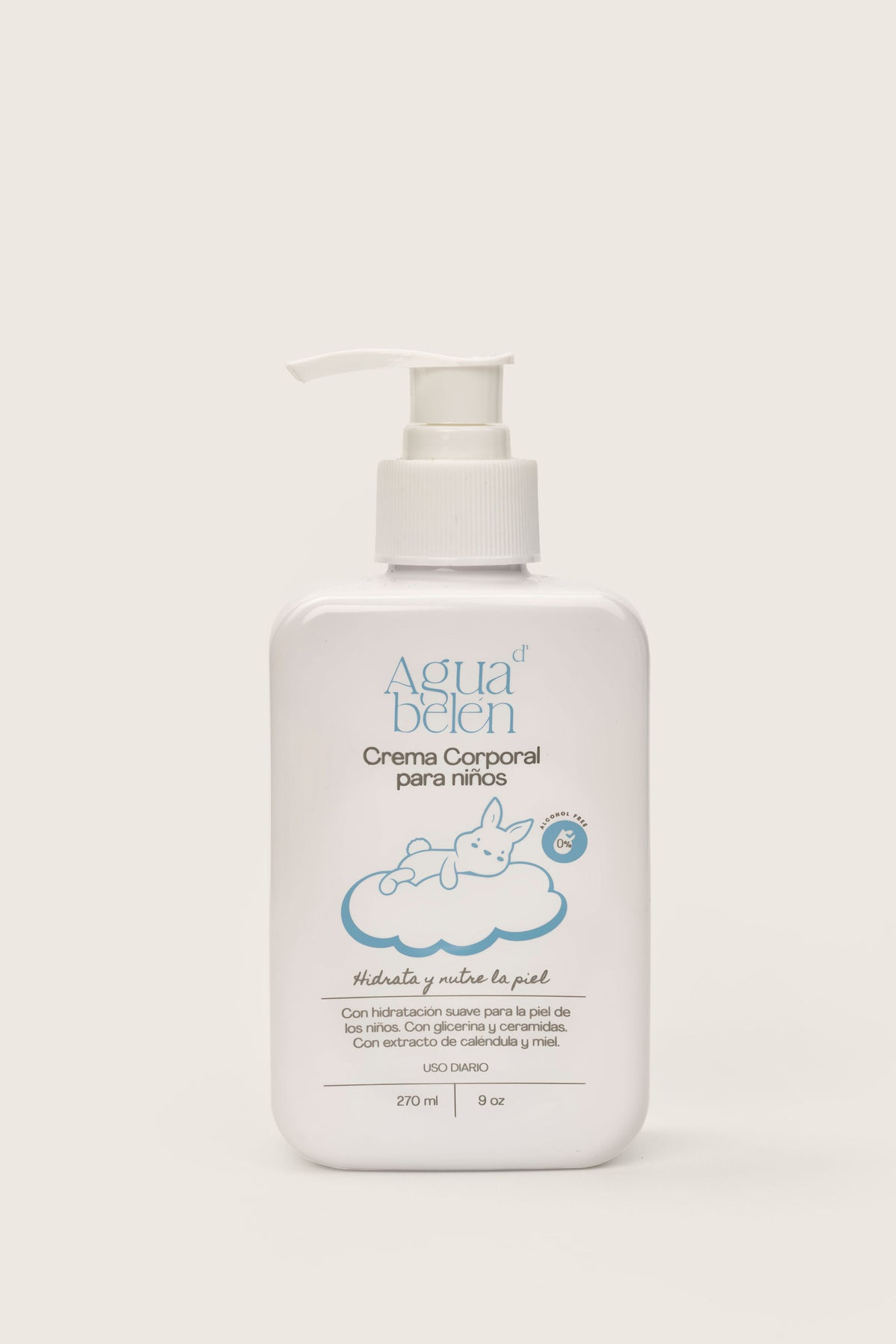 Crema corporal para niños Agua d’ Belén
