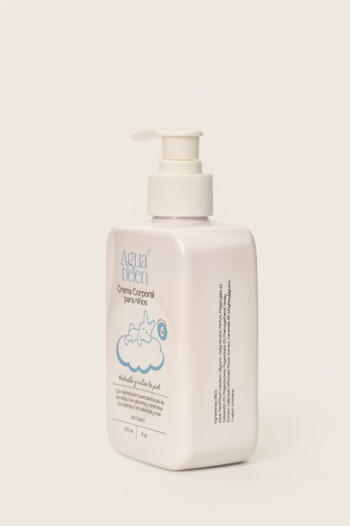 Crema corporal para niños Agua d’ Belén